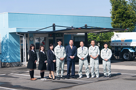 社員の集合写真